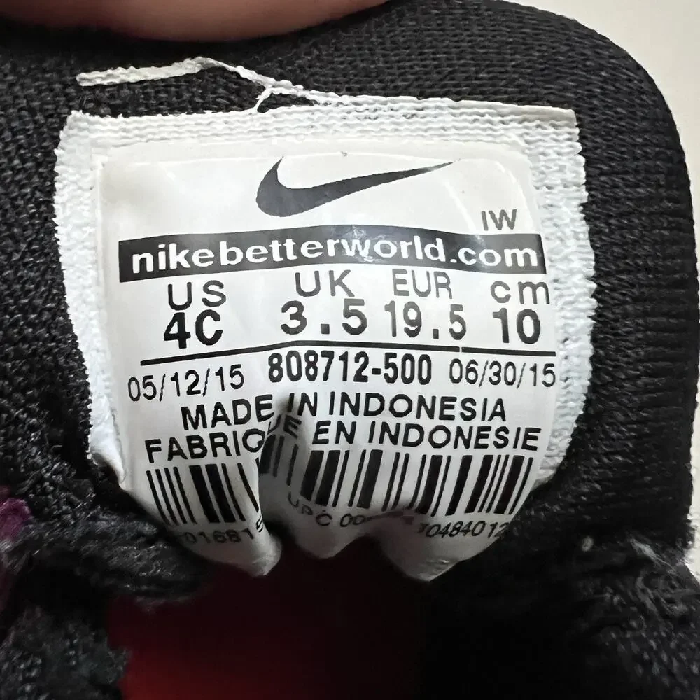 Nike Lebron Xiii 808712 500 Infant 4C Purple Baby Basketball Shoes Crib Sneakers